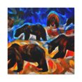 thumbnail image 1 of Grizzlies in Expressionism - Canvas, 1 of 10
