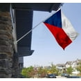 thumbnail image 5 of Czech Flag Large 3x5 Ft, Moderate-Outdoor Both Sides 100D Polyester,Canvas Header and Double Stitched - Brass Grommets for Easy Display, 3' x 5' Czech Republic Flag, 5 of 5