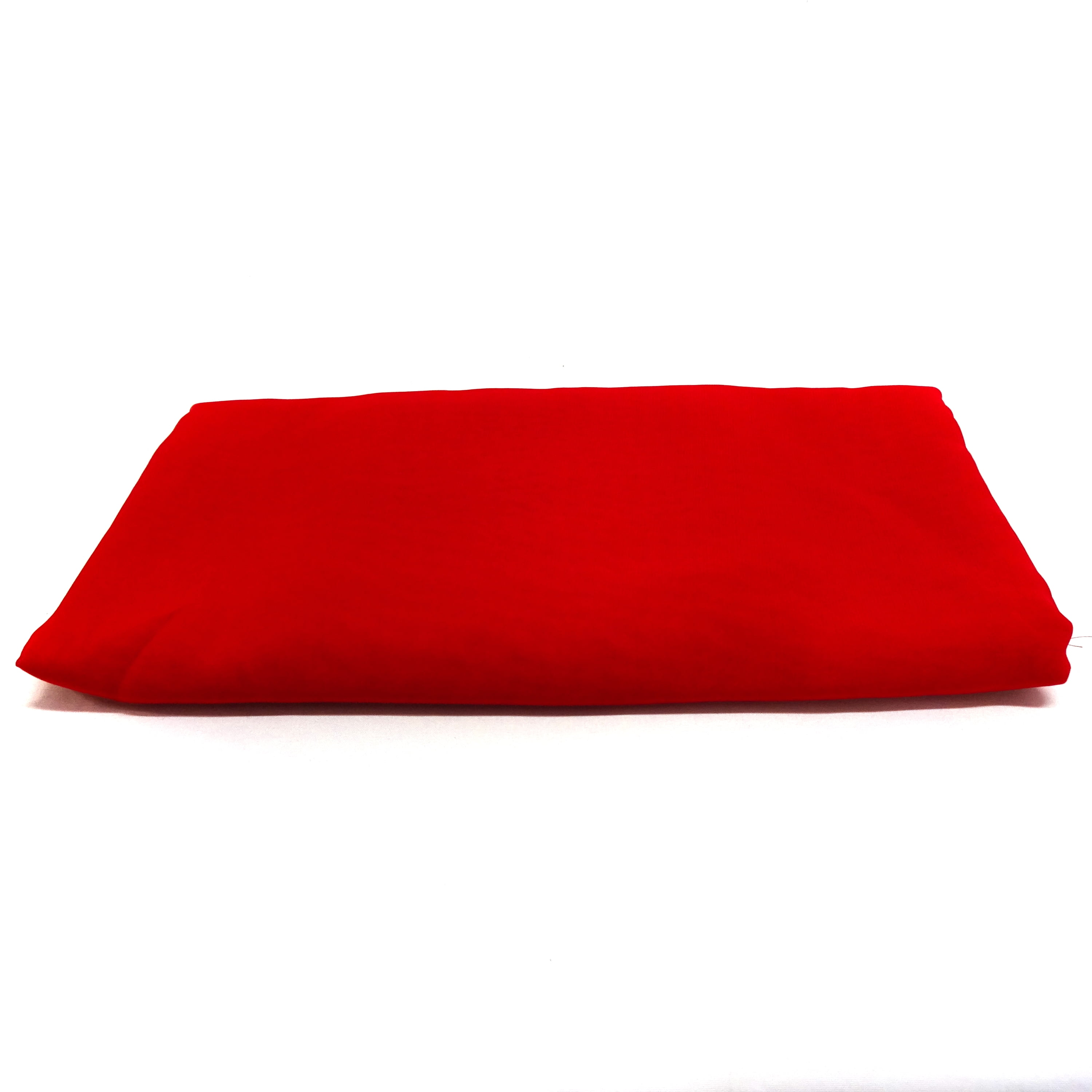 Shason Textile 60" x 3 yd 100% Polyester Chiffon Solid Print Craft Fabric, Red