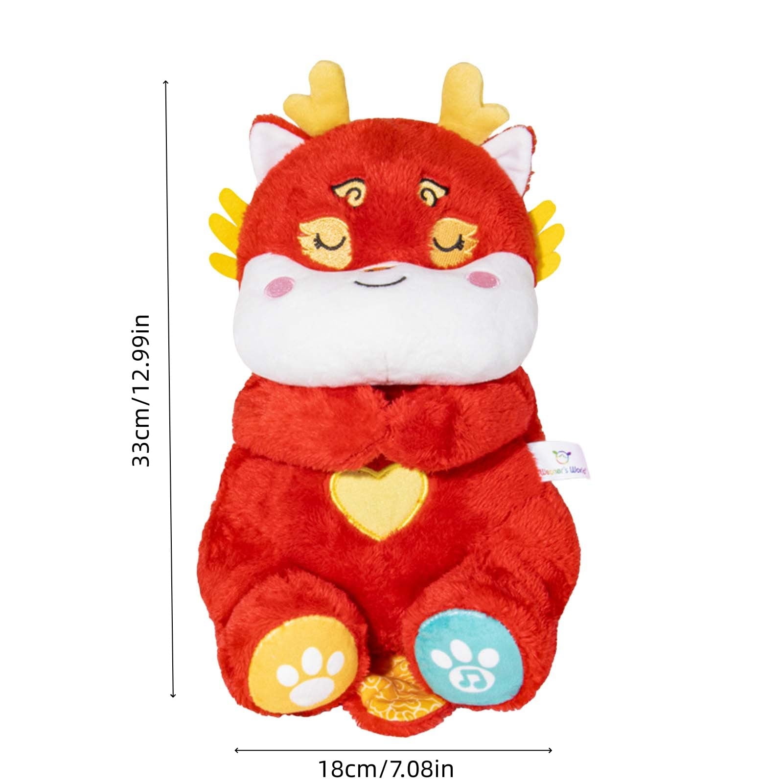 Toys for Sleep Anxiety Portable Sound Machine with Soothing Music Calming Lights Gentle Breathing Motion Ideal 0+ Months