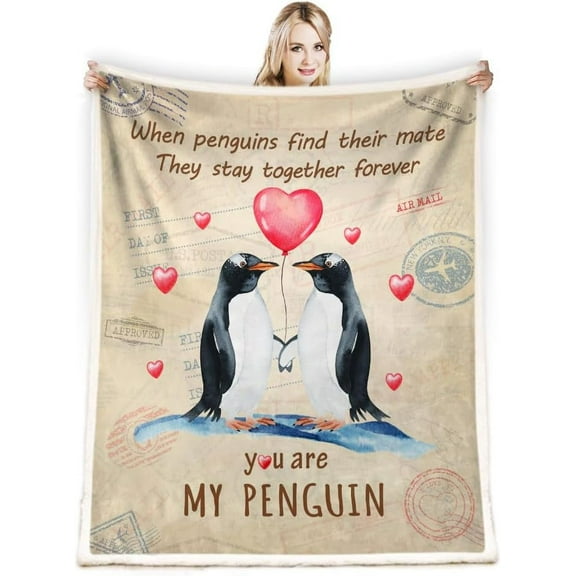 Gifts for Her or Him, Blanket,Gift for Wife, Husband Boyfriend or Girlfriend.Romantic Wedding Birthday Christmas Valentine's Healing Thoughts Blanket (zjm160,50"x 60")