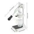 thumbnail image 2 of Commercial Manual Juicer, Juice Extraction Machine, Hand Press Juice Extractor, 2 of 12