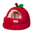 thumbnail image 2 of Cama para gatos de interior, camas para perros pequeños, suministros portátiles para mascotas, cueva para cachorros, cama para cachorros hecha a mano, M, 2 of 9