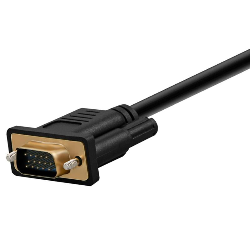 New 1.2M Gold Plated DVI-I To VGA Laptop Cable HD TV Video Monitor LCD Computer 