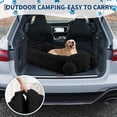 thumbnail image 4 of Large Dog Bed 71" x 45" x 12" with Removable Cover, Blanket & Storage Bag, Orthopedic Foam Pet Bed for Extra Large Dogs, Machine Washable, Portable Handle, 4 of 8