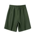 thumbnail image 3 of ZQUUVOU Men's Casual Shorts Comfortable Drawstring Pocket Elastic Waist Shorts Olive Green, 3 of 3