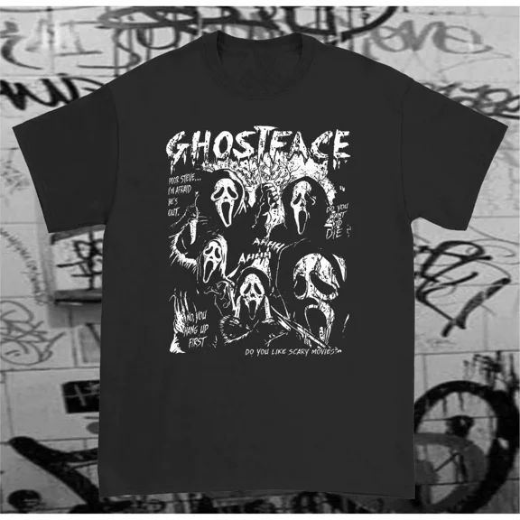 VINTAGE Ghostface Scream Vintage Classic Horror Movie T-Shirt S-5XL