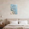 thumbnail image 4 of ZHONGYUTONG Christian Canvas Wall Art Psalm 23 Pictures Coastal Beach Wall Decor Scripture Bible Verses Prints Inspirational Poster for Home Framed (12.00" x 18.00"), 4 of 5