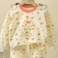 thumbnail image 6 of masbird Girls Boys Toddler Snug Fit Cotton 2 Piece Pajamas Set Long Sleeve Top Pants Pjs Baby Cute Graphic Loungewear Fall Winter Sleepwear 6-24 Months 3t 4t 5t 6t 7t 8t 9t(Light Purple,8-9 Y), 6 of 6