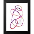 thumbnail image 2 of Borges, Victoria 12x14 Black Modern Framed Museum Art Print Titled - Polychrome Tangle III, 2 of 5