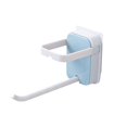thumbnail image 1 of Hanger Wall Mounted Self Adhesive Storage Hook Foldable Plastic Clothes Rack Organizer  Blue, 1 of 10