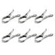 thumbnail image 1 of 6 pinzas de acero inoxidable para ropa, resistentes al viento, para fijar el secado de la ropa., 1 of 6