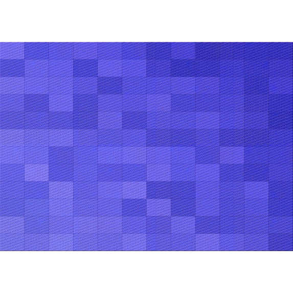 Ahgly Company Indoor Rectangle Patterned Light Slate Blue Area Rugs, 6' x 9'