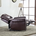 thumbnail image 5 of Ebello Home Inc Classic and Traditional Manual Recliner Chair with Comfortable Arms and Back Nut Brown, 5 of 5