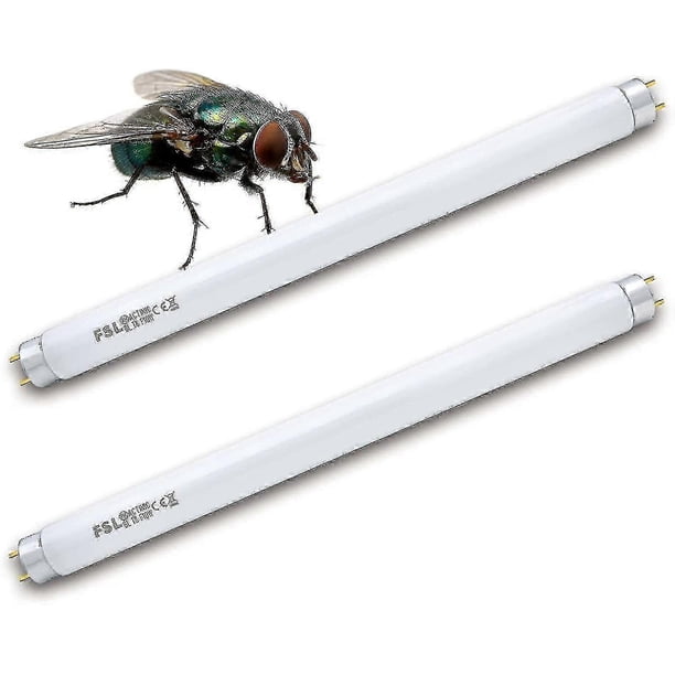 Fsl T8 F10w Bl Replacement Bulb - Uv Tube For Mosquito/insect Killer Lamp (2pcs)