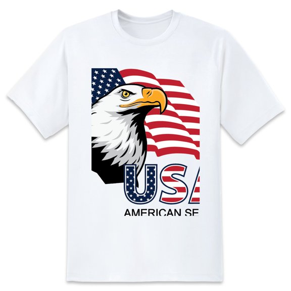 Men's Graphic TeeFlag (5) Letter Print T-Shirts Round Neck Short Sleeves Sizes XS-5XL Summer Daily Casual Tops