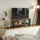 thumbnail image 4 of Mueble para tv MORU Frame Latte y Negro, mueble para sala, mesa tv, centro de entretenimiento para tv,  mueble multiusos, estante para tv, 4 of 7