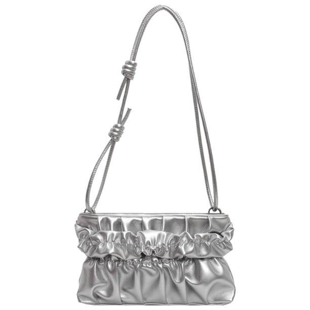 Bolso Bandolera Hombro Mujer Plisado PU Cuero Correa Ajustable Hobo Bolsas