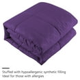 thumbnail image 3 of JML Purple King Comforter Set - 10 Pieces Bedding Set Bed in a Bag with Comforters, Sheets, Bed Skirt, Decorative Pillows, Pillowcases & Shams, 3 of 5