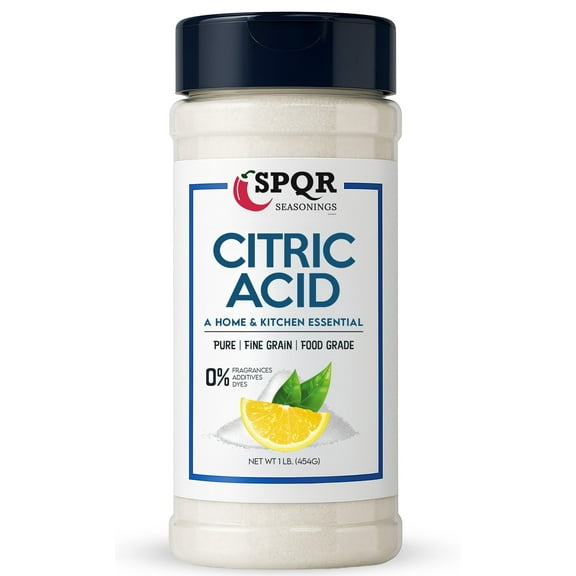 Citric Acid 1 Pound Jar - 100% Pure Food Grade Citric Acid The Ultimate Home & Kitchen Essential