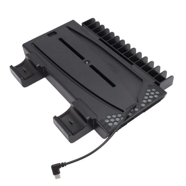 Base De Refrigeración RGB, Estación De Carga Dual, Soporte Multifuncional Para Controlador De Juegos Con Disco Y Almacenamiento De Auriculares Para Consola De Juegos