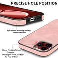 thumbnail image 4 of Dteck for iPhone 14 Pro Case, Slim Skin-Friendly PU Leather with Anti-Scratch Microfiber Lining Protective Back Cover,Pink, 4 of 8