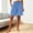 Blue, variant on Women’s Drawstring Elastic Waist Casual Loungewear Shorts, Womens and Women's Blue,Size M-3XL