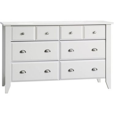 Ti Amo 6 Drawer Double Dresser- Ready to Assemble, Misty Grey - Walmart.com
