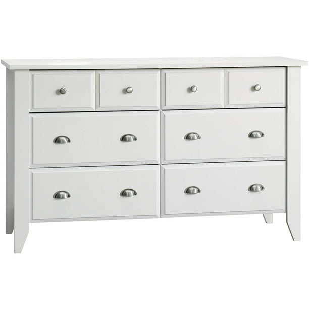 Child Craft Relaxed Traditional Double Dresser White Walmart