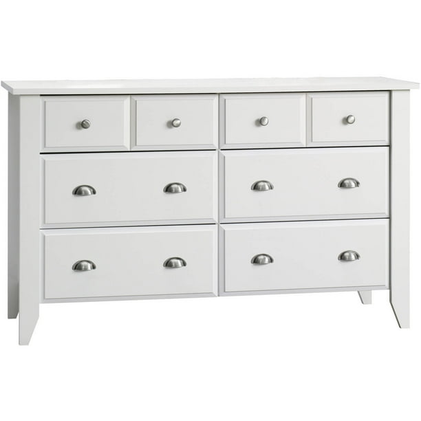 Child Craft Relaxed Traditional Double Dresser White Walmart Com Walmart Com