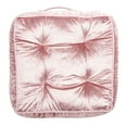 thumbnail image 2 of SAFAVIEH Primrose 18" x 18" Solid Square Tufted Floor Pillow, Blush, 2 of 4