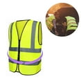 thumbnail image 3 of Chaleco de seguridad reflectante de 2 piezas, alta visibilidad, protección de 360 grados, fácil limpieza, chaleco de seguridad ligero, ropa de trabajo., 3 of 12