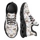 thumbnail image 1 of Zapatillas de deporte con cordones para mujer, zapatos planos de enfermería con diseño de oso de enfermera de dibujos animados, calzado para caminar de verano y primavera, unisex para adultos, 1 of 6