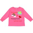 thumbnail image 3 of Inktastic Someone in Pennsylvania Loves Me Boys or Girls Long Sleeve Toddler T-Shirt, 3 of 5