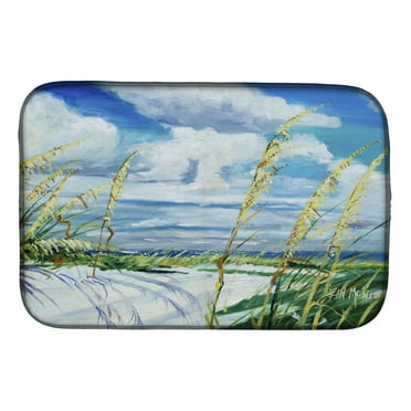 Carolines Treasures JMK1123DDM Sea Oats Dish Drying Mat 14 x 21" multicolor