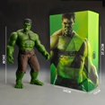 thumbnail image 1 of Figuras de acción de Marvel Hulk de 28/42cm, personajes de Anime, adornos de escritorio, muñeco grande de Hulk, modelo de colección para niños, juguetes, regalo para niños, 1 of 4