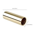 thumbnail image 3 of Guitar Slides Set 3 Glass Slides 1 Stainless Steel Slide 4pcs Finger Pi, 3 of 8