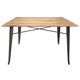 thumbnail image 2 of Mesa Comedor Industrial Madera, Patas de Acero Estilo Tolix, 2 of 7