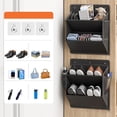 thumbnail image 4 of Organizador colgante de puerta de bolsa de zapatos de almacenamiento montado en la pared | Almacenamiento de tela multifuncional para zapatos, ropa, paraguas | Diseño vertical que ahorra espacio, 4 of 6