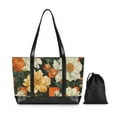 thumbnail image 7 of FORMRS Canvas Laptop Tote Bag for Women with 15.6" Computer Compartments Shoulder Handbag, Bright Floral, 7 of 7