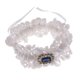 thumbnail image 1 of Liga de encaje nupcial de boda con lazo de cristal de perla azul marino/negro/blanco Colcomx Liga nupcial de la boda, 1 of 7