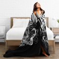thumbnail image 4 of Blanket Throw Bedding Room Decor Flannel Blankets for Bed Sofa Warm Blankets 60"x50", 4 of 6
