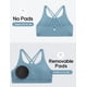 thumbnail image 3 of Top deportivo CRZ YOGA Butterluxe con tiras cruzadas azul talla pequeña, 3 of 6
