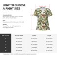 thumbnail image 5 of Naloa Jungle Animals Print T-Shirts Short Sleeve V Neck Tees for Women Fashion Tops Trendy Lightweight Soft Casual Summer Outfits Clothes, 5 of 5