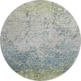 thumbnail image 2 of Addison Rugs Mayfield Washable Transitional Abstract Clouds Green Round Rug, 8' x 8', 2 of 5