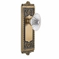 thumbnail image 5 of Grandeur Burgundy Door Knob with Windsor Plate, 5 of 6