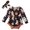 10-Black, variant on Overall Romper, Jumpsuit, Halloween Seasonal One‑Piece Outfit, Mixed Holiday Element Print, Long Sleeve Loose Fit, Soft Fabric For Indoor Outdoor Use