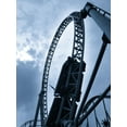 thumbnail image 2 of Rollercoaster Wall Mural by Wallmonkeys Peel and Stick Graphic (18 in H x 14 in W) WM357138, 2 of 4