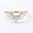 Rose Plated, variant on Marquise Cut Diamond Chevron Wedding Ring, Stacking Band Ring, Dainty Ring, Nesting Ring, April Birthstone Ring, Diamond Ring, Handmade Jewelry