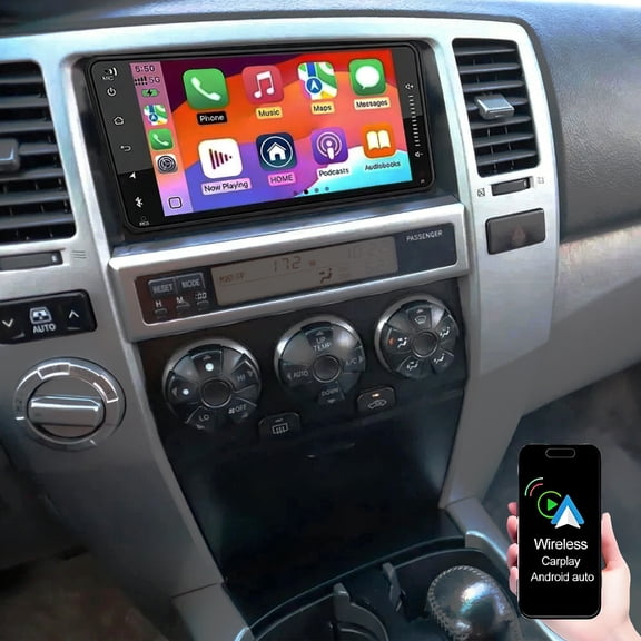 Gsuatey Android 13 Car Radio Stereo for Toyota 4Runner 2003-2009 with Wireless CarPlay Android Auto, 7 inch IPS Touch Screen WiFi GPS Bluetooth FM SWC Rear Camera
